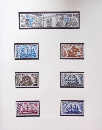 1958-1990, Collection des TAAF avec l'Albatros neuf,