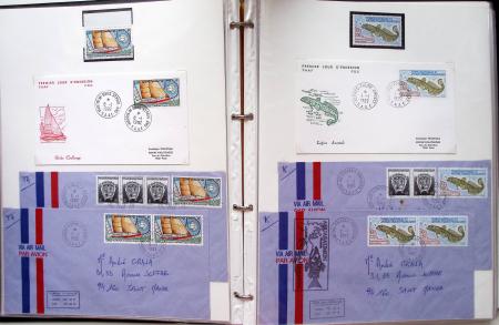 1958-1990, Collection des TAAF avec l'Albatros neuf,