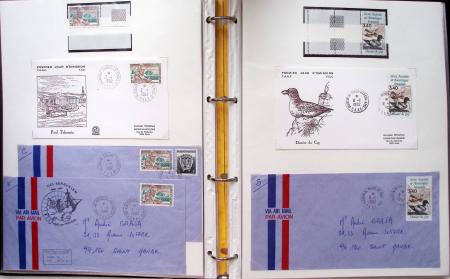 1958-1990, Collection des TAAF avec l'Albatros neuf,