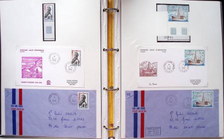 1958-1990, Collection des TAAF avec l'Albatros neuf,