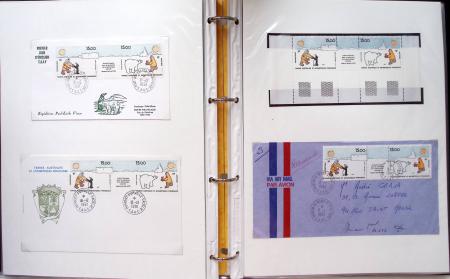 1958-1990, Collection des TAAF avec l'Albatros neuf,