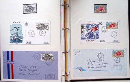 1958-1990, Collection des TAAF avec l'Albatros neuf,