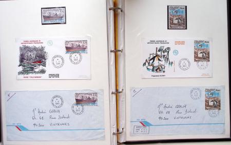 1958-1990, Collection des TAAF avec l'Albatros neuf,