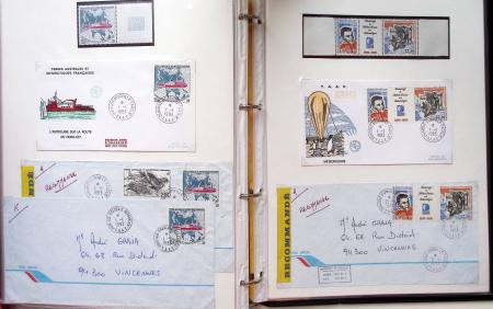 1958-1990, Collection des TAAF avec l'Albatros neuf,