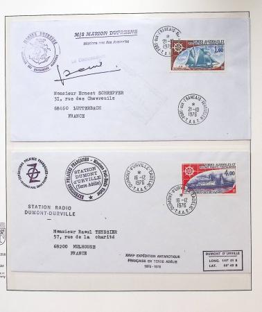 1958-1990, Collection des TAAF avec l'Albatros neuf,