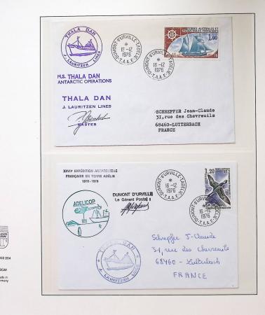 1958-1990, Collection des TAAF avec l'Albatros neuf,