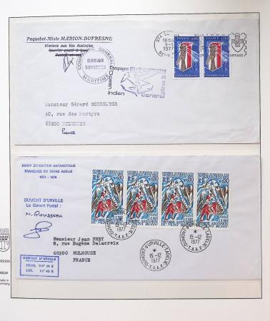 1958-1990, Collection des TAAF avec l'Albatros neuf,