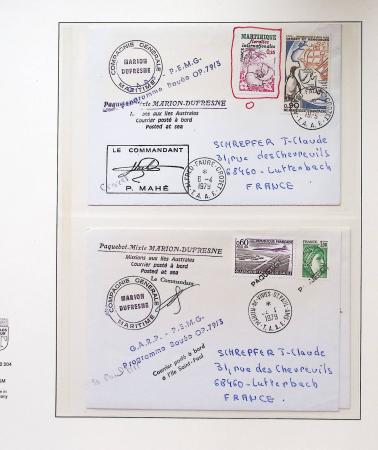 1958-1990, Collection des TAAF avec l'Albatros neuf,