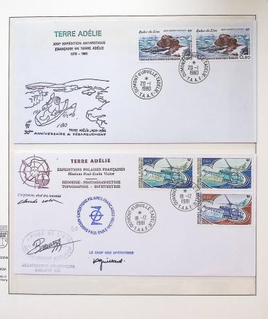 1958-1990, Collection des TAAF avec l'Albatros neuf,