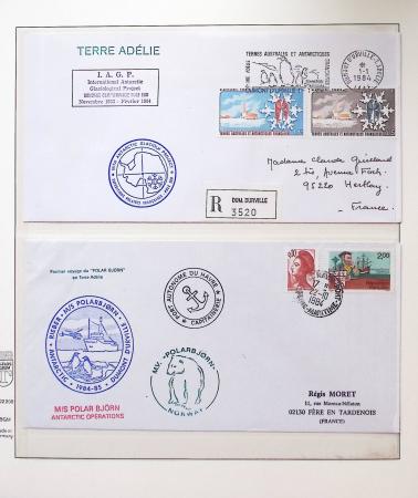 1958-1990, Collection des TAAF avec l'Albatros neuf,