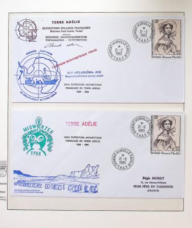 1958-1990, Collection des TAAF avec l'Albatros neuf,