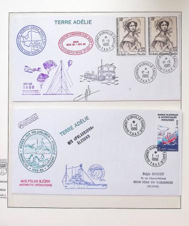 1958-1990, Collection des TAAF avec l'Albatros neuf,