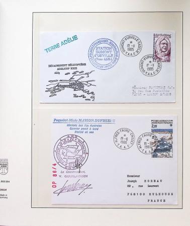 1958-1990, Collection des TAAF avec l'Albatros neuf,