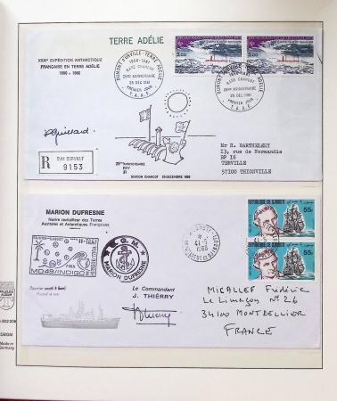 1958-1990, Collection des TAAF avec l'Albatros neuf,