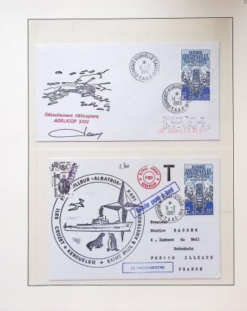 1958-1990, Collection des TAAF avec l'Albatros neuf,