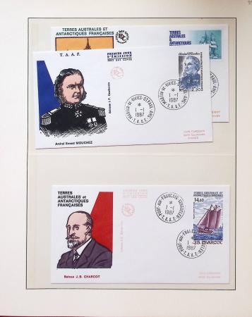 1958-1990, Collection des TAAF avec l'Albatros neuf,