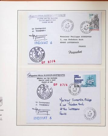 1958-1990, Collection des TAAF avec l'Albatros neuf,