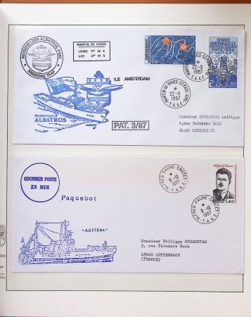 1958-1990, Collection des TAAF avec l'Albatros neuf,