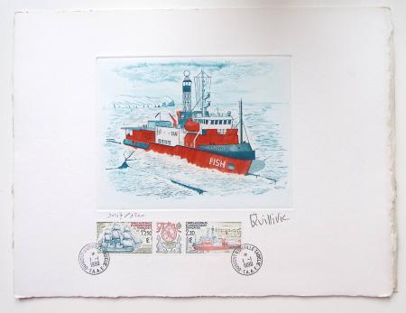 1958-1990, Collection des TAAF avec l'Albatros neuf,