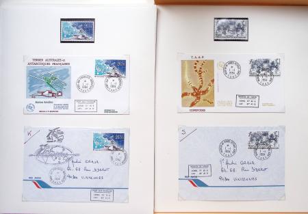 1958-1990, Collection des TAAF avec l'Albatros neuf,