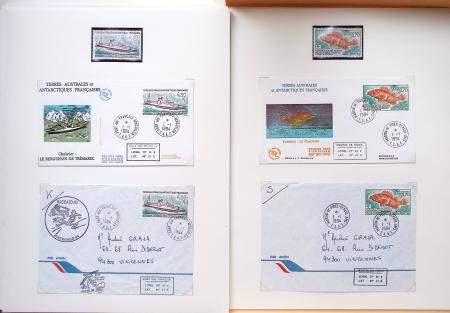 1958-1990, Collection des TAAF avec l'Albatros neuf,