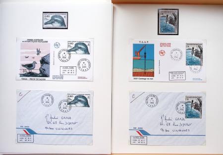 1958-1990, Collection des TAAF avec l'Albatros neuf,