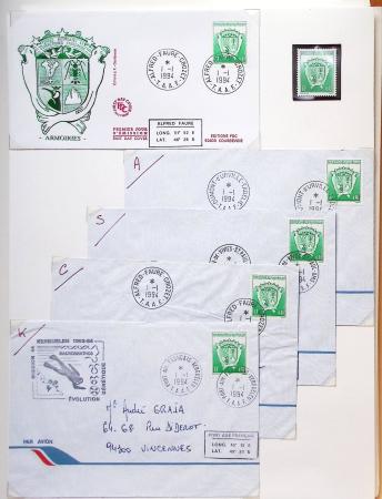 1958-1990, Collection des TAAF avec l'Albatros neuf,