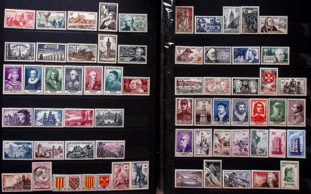 1900-1990, Lot de France avec N°121 variété centre