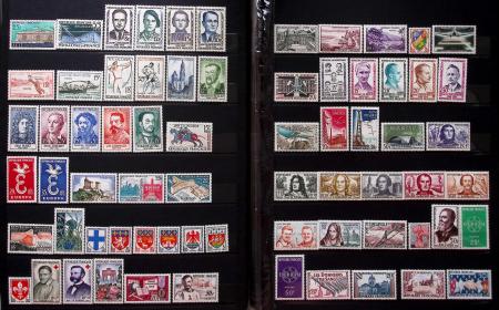 1900-1990, Lot de France avec N°121 variété centre