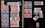 1900-1990, Lot de France avec N°121 variété centre