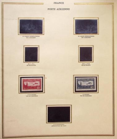1900-1990, Lot de France avec N°121 variété centre
