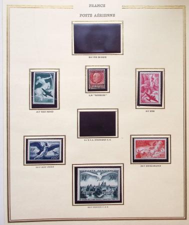 1900-1990, Lot de France avec N°121 variété centre