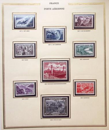 1900-1990, Lot de France avec N°121 variété centre