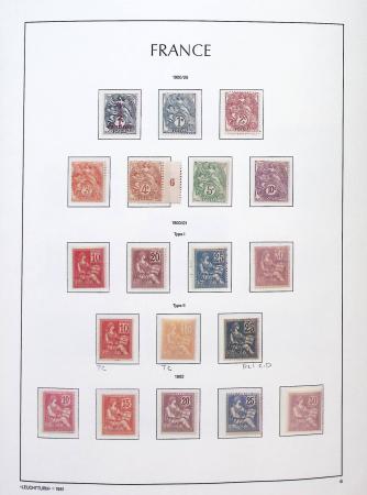 1900-2010,  Collection de France en neufs, avec de