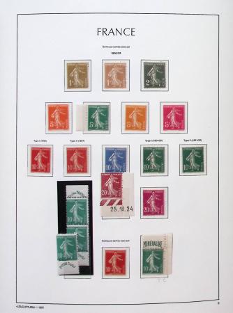 1900-2010,  Collection de France en neufs, avec de