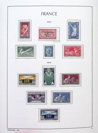 1900-2010,  Collection de France en neufs, avec de