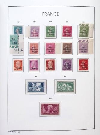 1900-2010,  Collection de France en neufs, avec de