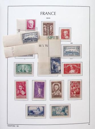 1900-2010,  Collection de France en neufs, avec de