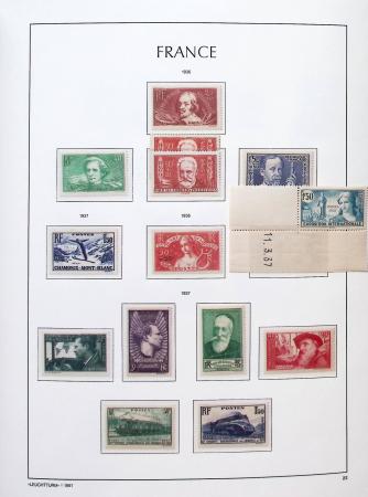 1900-2010,  Collection de France en neufs, avec de