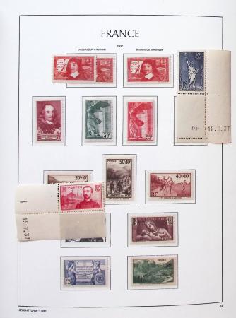 1900-2010,  Collection de France en neufs, avec de