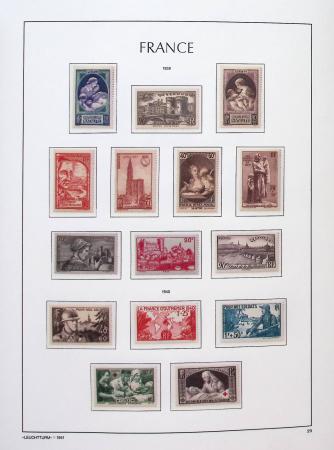 1900-2010,  Collection de France en neufs, avec de