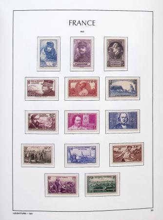 1900-2010,  Collection de France en neufs, avec de