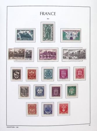 1900-2010,  Collection de France en neufs, avec de