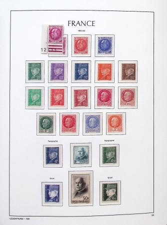 1900-2010,  Collection de France en neufs, avec de