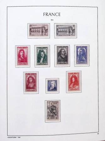 1900-2010,  Collection de France en neufs, avec de