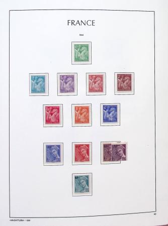 1900-2010,  Collection de France en neufs, avec de
