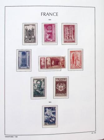 1900-2010,  Collection de France en neufs, avec de