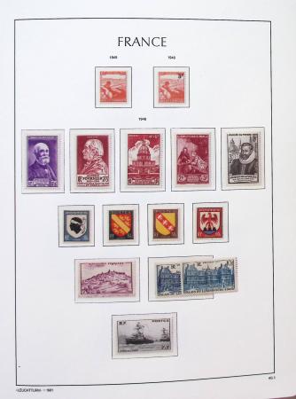 1900-2010,  Collection de France en neufs, avec de