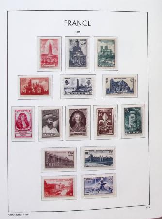 1900-2010,  Collection de France en neufs, avec de