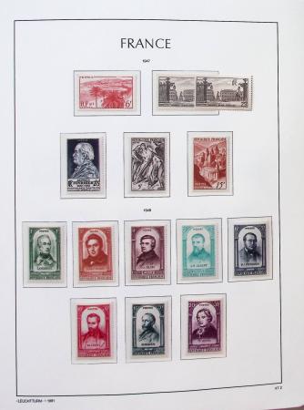 1900-2010,  Collection de France en neufs, avec de